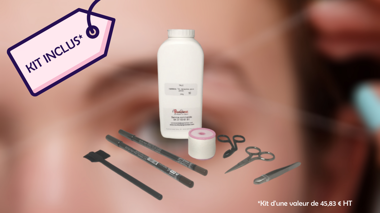 Kit complet pour professionnel inclus dans la formation Epilation au fil 