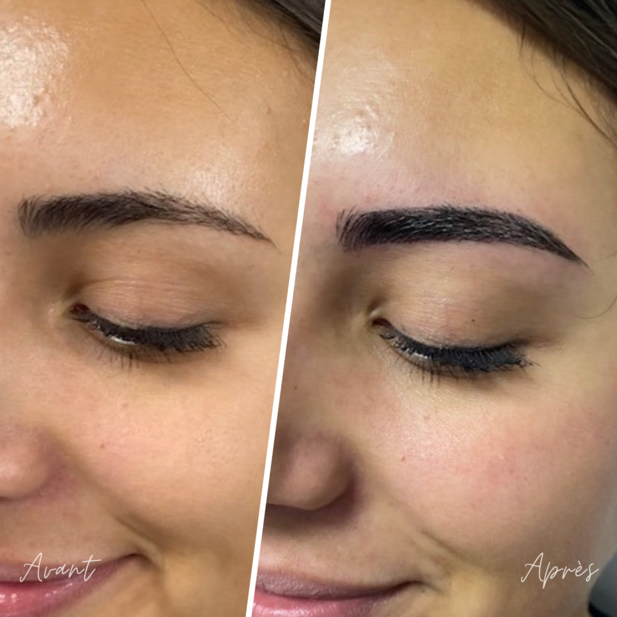 Avant Après maquillage permanent