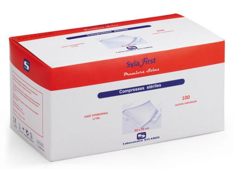 compresse steriles 5x5cm 